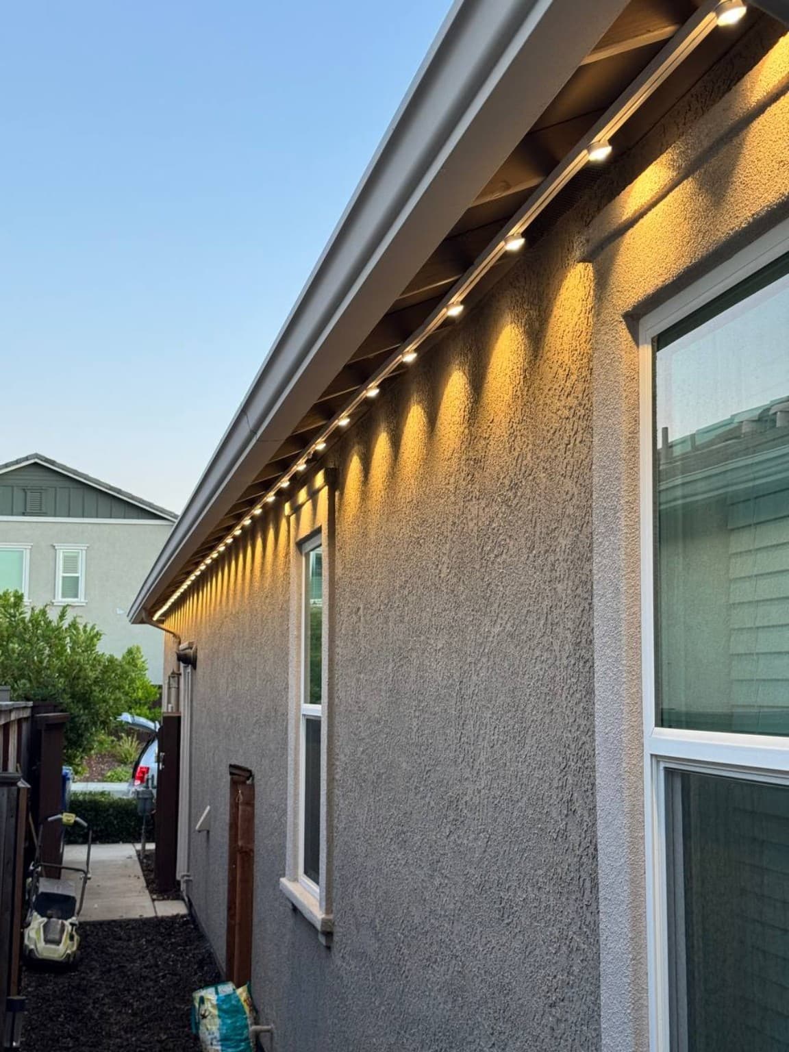 Warm wall detail installed by SWFL Permanent Lighting